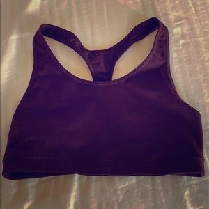 Purple Medium Support Sports bra